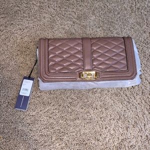 Rebecca Minkoff Quilted Love Clutch, Color: Mink